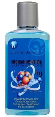 ЗЕЛЕНЫЙ АЛТАЙ ОПОЛАСКИВАТЕЛЬ Д/ПОЛОСТИ РТА С КОЛЛОИДНЫМ СЕРЕБРОМ ОПОЛАСКИВАТЕЛЬ ДЛЯ ПОЛОСТИ РТА  250 МЛ №1