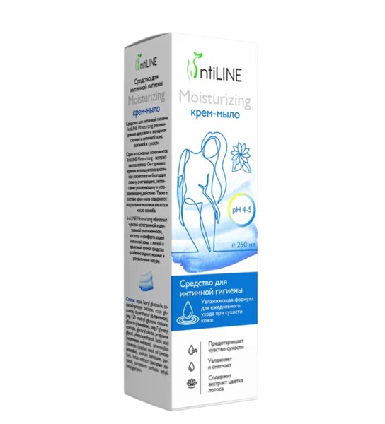 INTILINE MOISTURIZING КРЕМ-МЫЛО СРЕДСТВО Д/ИНТИМНОЙ ГИГИЕНЫ УВЛАЖНЯЮЩЕЕ КРЕМ-МЫЛО 250 МЛ №1