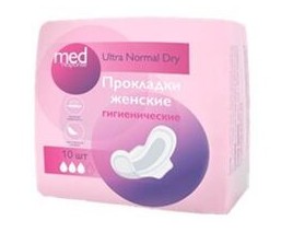 MEDRESPONSE ПРОКЛАДКИ ЖЕНСКИЕ ULTRA NORMAL DRY ПРОКЛАДКИ ЖЕНСКИЕ ГИГИЕНИЧЕСКИЕ    №10