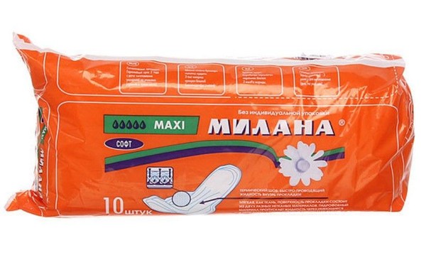 МИЛАНА ПРОКЛАДКИ МАКСИ СОФТ ПРОКЛАДКИ ЖЕНСКИЕ ГИГИЕНИЧЕСКИЕ MAXI №10