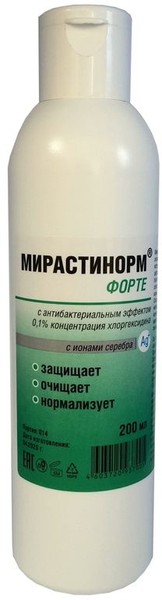 МИРАСТИНОРМ ФОРТЕ РАСТВОР С ИОНАМИ СЕРЕБРА 0.1% КОСМЕТИЧЕСКИЙ ЛОСЬОН 200 МЛ №1