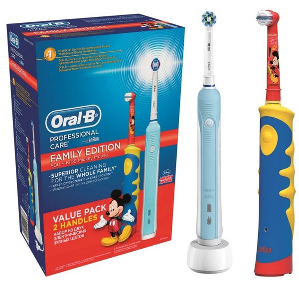 НАБОР ORAL-B FAMILY PACK PROFESSIONAL CARE + ORAL-B KIDS MICKEY НАБОР ДЛЯ УХОДА ЗА ПОЛОСТЬЮ РТА   №2