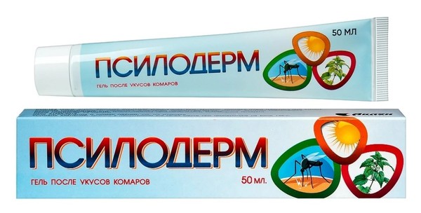 ПСИЛОДЕРМ ГЕЛЬ ПОСЛЕ УКУСОВ КОМАРОВ ГЕЛЬ ДЛЯ НАРУЖНОГО ПРИМЕНЕНИЯ 50 МЛ №1
