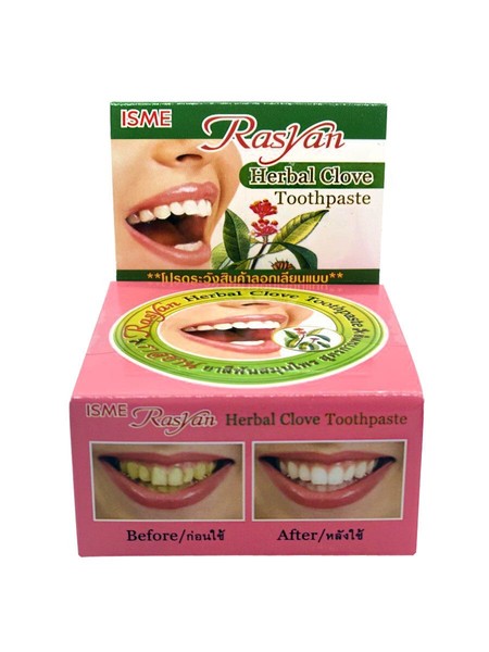 RASYAN ЗУБНАЯ ПАСТА ISME HERBAL CLOVE TOOTHPASTE С ЭКСТРАКТОМ ЦВ ГВОЗДИКИ ЗУБНАЯ ПАСТА КОМПЛЕКСНАЯ 25 Г №1