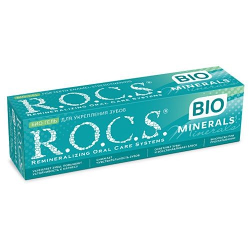ROCS MEDICAL MINERALS ЗУБН ГЕЛЬ Д/УКРЕПЛЕНИЯ ЗУБОВ ЗУБНОЙ ГЕЛЬ 45 Г №1