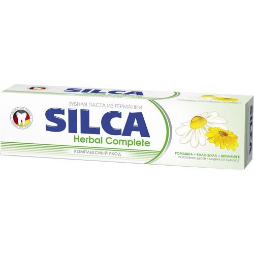 SILCA ЗУБН ПАСТА COMPLETE HERBAL ЗУБНАЯ ПАСТА КОМПЛЕКСНАЯ 100 МЛ №1