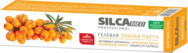 SILCAMED ЗУБН ПАСТА PROFESSIONAL ОБЛЕПИХА АКТИВ ЗУБНАЯ ПАСТА КОМПЛЕКСНАЯ 75 МЛ №1