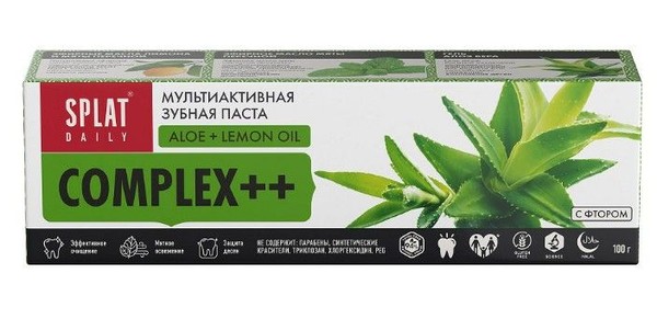 SPLAT DAILY COMPLEX++ З/ПАСТА ЗУБНАЯ ПАСТА КОМПЛЕКСНАЯ 100 МЛ №1