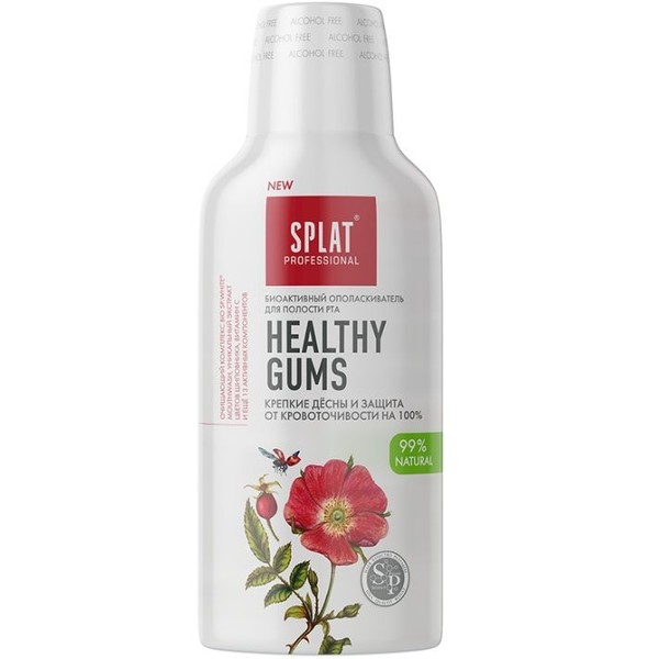 SPLAT ОПОЛАСКИВАТЕЛЬ Д/ПОЛОСТИ РТА HEALTHY GUMS/ЗДОРОВЫЕ ДЕСНЫ ОПОЛАСКИВАТЕЛЬ ДЛЯ ПОЛОСТИ РТА 275 МЛ №1