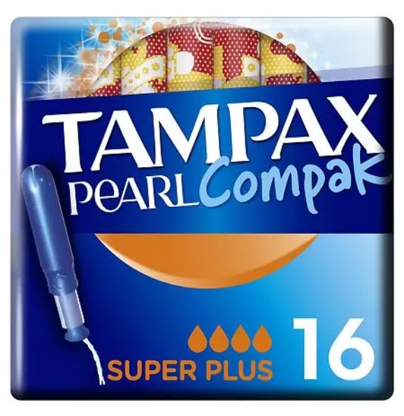 TAMPAX COMPAK PEARL ТАМПОНЫ SUPER PLUS ТАМПОНЫ SUPER PLUS №16