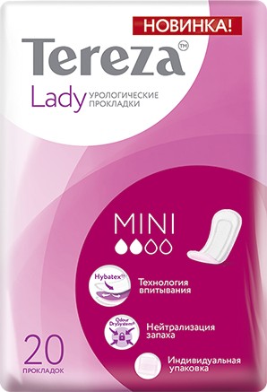 TEREZALADY MINI ПРОКЛАДКИ УРОЛОГИЧЕСКИЕ ДЛЯ ЖЕНЩИН ПРОКЛАДКИ УРОЛОГИЧЕСКИЕ ЖЕНСКИЕ   №20