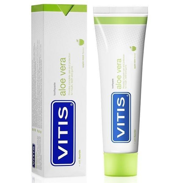 DENTAID VITIS ЗУБН ПАСТА ALOE VERA ОТ КАРИЕСА ЗУБНАЯ ПАСТА ПРОФИЛАКТИКА КАРИЕСА 100 МЛ №1