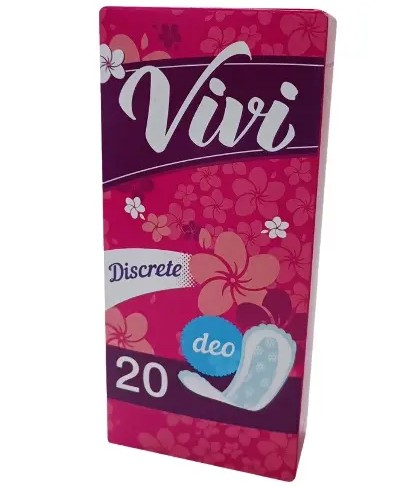 VIVI ПРОКЛАДКИ ЖЕНСКИЕ ЕЖЕДНЕВНЫЕ DISCRETE DEO ПРОКЛАДКИ ЖЕНСКИЕ ГИГИЕНИЧЕСКИЕ ЕЖЕДНЕВНЫЕ    №20
