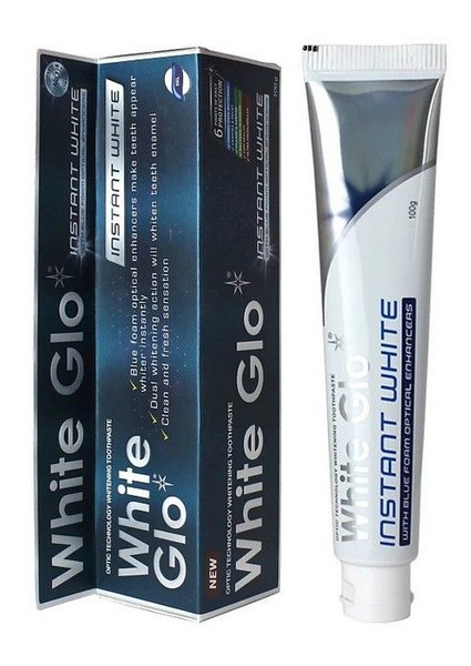 WHITE GLO ЗУБНАЯ ПАСТА МГНОВЕННОЕ ОТБЕЛИВАНИЕ ЗУБНАЯ ПАСТА ОТБЕЛИВАЮЩАЯ 100 Г №1