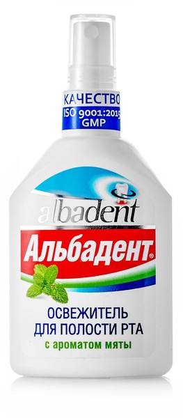 АЛЬБАДЕНТ ОСВЕЖИТЕЛЬ Д/ПОЛОСТИ РТА МЯТА СПРЕЙ ДЛЯ ПОЛОСТИ РТА 35 МЛ №1