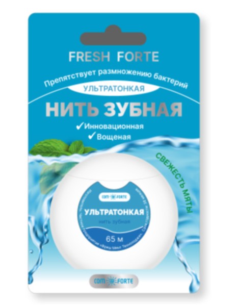 COMFORTE ЗУБН НИТЬ УЛЬТРАТОНК ЗУБНАЯ НИТЬ  65 М №1