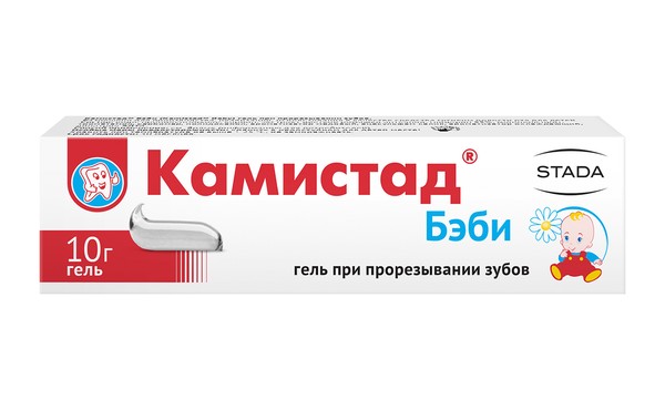 КАМИСТАД БЭБИ ГЕЛЬ ДЛЯ ПОЛОСТИ РТА 10 Г №1