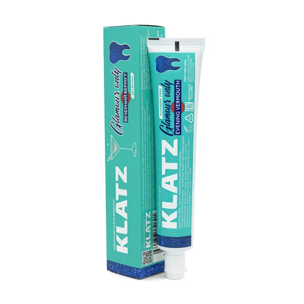 KLATZ GLAMOUR ONLY ЗУБН ПАСТА Д/ДЕВУШЕК ВЕЧЕРНИЙ ВЕРМУТ ЗУБНАЯ ПАСТА ЕЖЕДНЕВНАЯ 75 МЛ №1