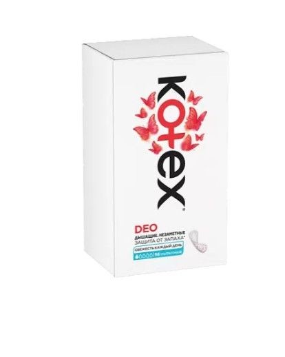 KOTEX ПРОКЛАДКИ ЕЖЕДН УЛЬТРАТОНКИЕ (СУПЕРСЛИМ) ПРОКЛАДКИ ЖЕНСКИЕ ГИГИЕНИЧЕСКИЕ ЕЖЕДНЕВНЫЕ №56