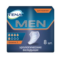 TENA FOR MEN ПРОКЛАДКИ/ВКЛАДЫШИ УРОЛОГИЧЕСКИЕ Д/МУЖ УРОВЕНЬ 3 ВКЛАДЫШИ ДЛЯ МУЖЧИН №8