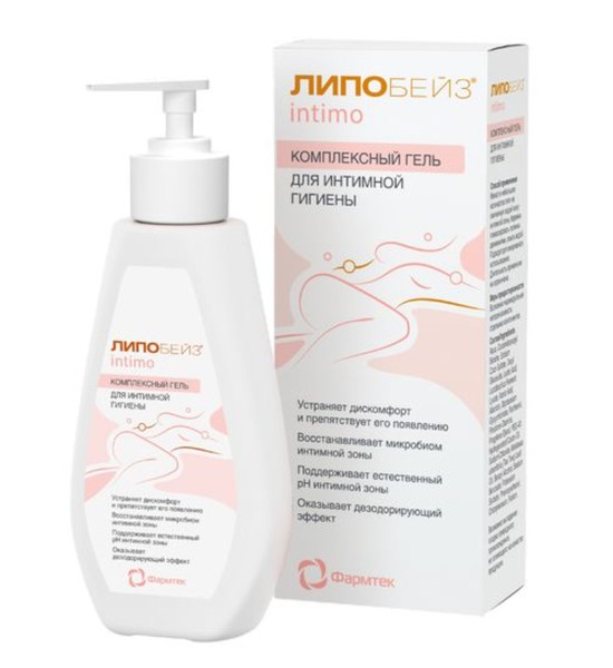 ЛИПОБЕЙЗ INTIMO ГЕЛЬ Д/ИНТИМНОЙ ГИГИЕНЫ КОМПЛЕКСНЫЙ КОСМЕТИЧЕСКИЙ ГЕЛЬ 200 МЛ №1