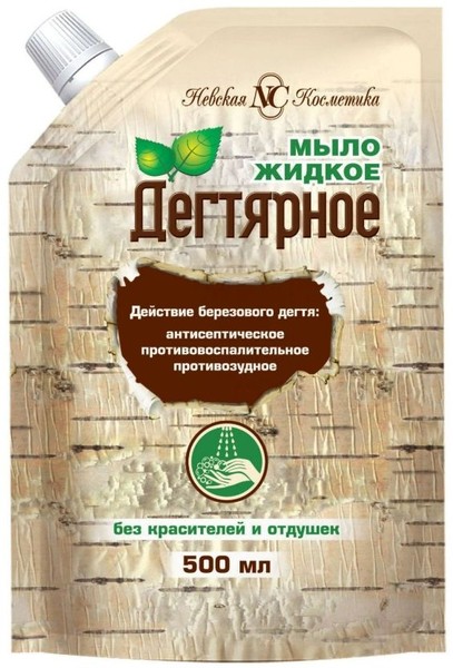 НЕВСКАЯ КОСМЕТИКА МЫЛО ЖИДКОЕ Д/РУК/ТЕЛА ДЕГТЯРНОЕ МЫЛО ЖИДКОЕ 500 МЛ №1