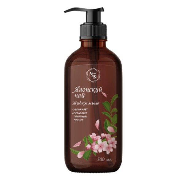NATURE&SPA МЫЛО ЖИДКОЕ ЯПОНСКИЙ ЧАЙ МЫЛО ЖИДКОЕ  500 МЛ №1
