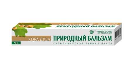 ПРИРОДНЫЙ БАЛЬЗАМ ЗУБНАЯ ПАСТА КОРА ДУБА ЗУБНАЯ ПАСТА ДЛЯ ЗАЩИТЫ ДЕСЕН 90 Г №1