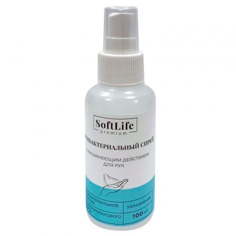SOFTLIFE PREMIUM СПРЕЙ ДЛЯ РУК АНТИБАКТЕРИАЛЬНЫЙ С УВЛАЖНЯЮЩИМ ДЕЙСТВИЕМ СПРЕЙ ДЛЯ ТЕЛА  100 МЛ №1