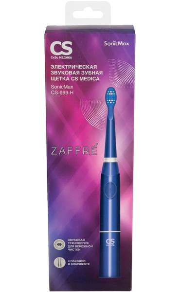 CS MEDICA ЗУБН ЩЕТКА SONICMAX CS-999-H ЭЛЕКТРИЧЕСКАЯ СИНЯЯ ЗУБНАЯ ЩЕТКА ЭЛЕКТРИЧЕСКАЯ №1