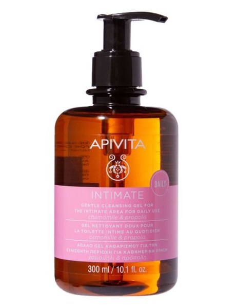 APIVITA INTIMATE ГЕЛЬ МЯГКИЙ Д/ИНТИМНОЙ ГИГИЕНЫ РОМАШКА/ПРОПОЛИС КОСМЕТИЧЕСКИЙ ГЕЛЬ 300 МЛ №1