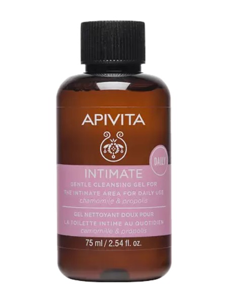 APIVITA INTIMATE ГЕЛЬ МЯГКИЙ ДЛЯ ИНТИМНОЙ ГИГИЕНЫ РОМАШКА И ПРОПОЛИС КОСМЕТИЧЕСКИЙ ГЕЛЬ 75 МЛ №1