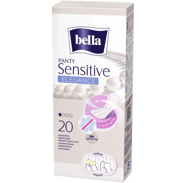 BELLA PANTY ПРОКЛАДКИ ЕЖЕДНЕВНЫЕ SENSITIVE ELEGANCE ПРОКЛАДКИ ЖЕНСКИЕ ГИГИЕНИЧЕСКИЕ ЕЖЕДНЕВНЫЕ №20