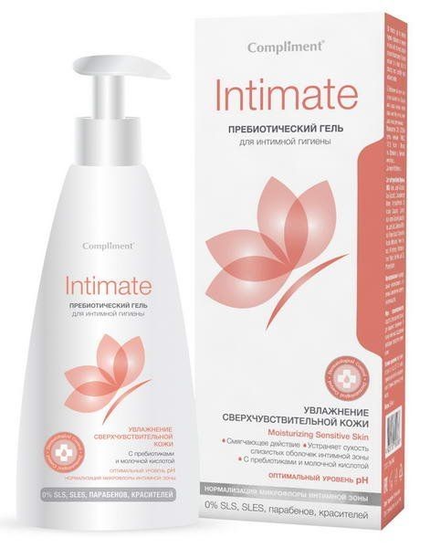 COMPLIMENT INTIMATE ГЕЛЬ Д/ИНТИМНОЙ ГИГИЕНЫ С ПРЕБИОТИКАМИ КОСМЕТИЧЕСКИЙ ГЕЛЬ 250 МЛ №1