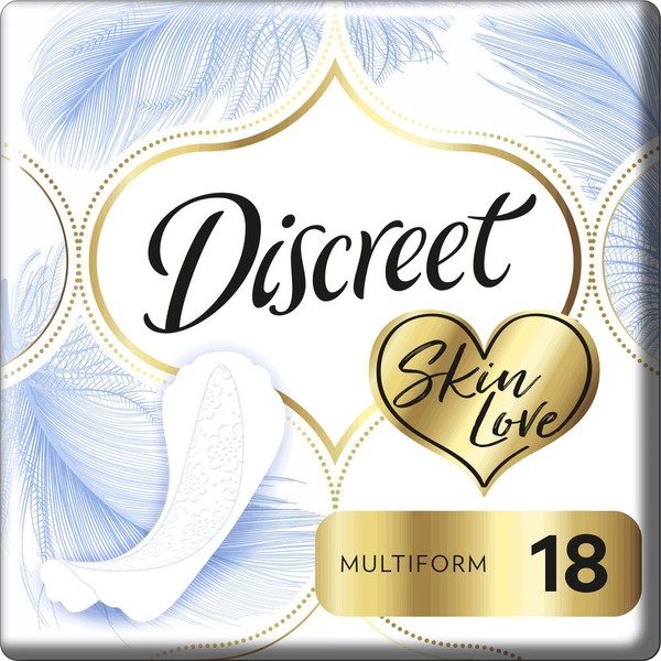 DISCREET ПРОКЛАДКИ ГИГИЕНИЧЕСКИЕ ЕЖЕДН SKIN LOVE MULTIFORM ПРОКЛАДКИ ЖЕНСКИЕ ГИГИЕНИЧЕСКИЕ ЕЖЕДНЕВНЫЕ №18