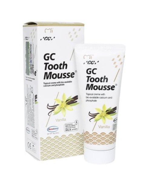 GC TOOTH MOUSSE ГЕЛЬ Д/ЗУБОВ РЕМИНЕРАЛИЗИРУЮЩИЙ ВАНИЛЬ ЗУБНОЙ ГЕЛЬ 35 МЛ №1