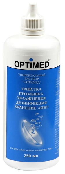 OPTIMED РАСТВОР Д/ЛИНЗ УНИВЕРСАЛЬНЫЙ  РАСТВОР ДЛЯ ЛИНЗ 250 МЛ №1