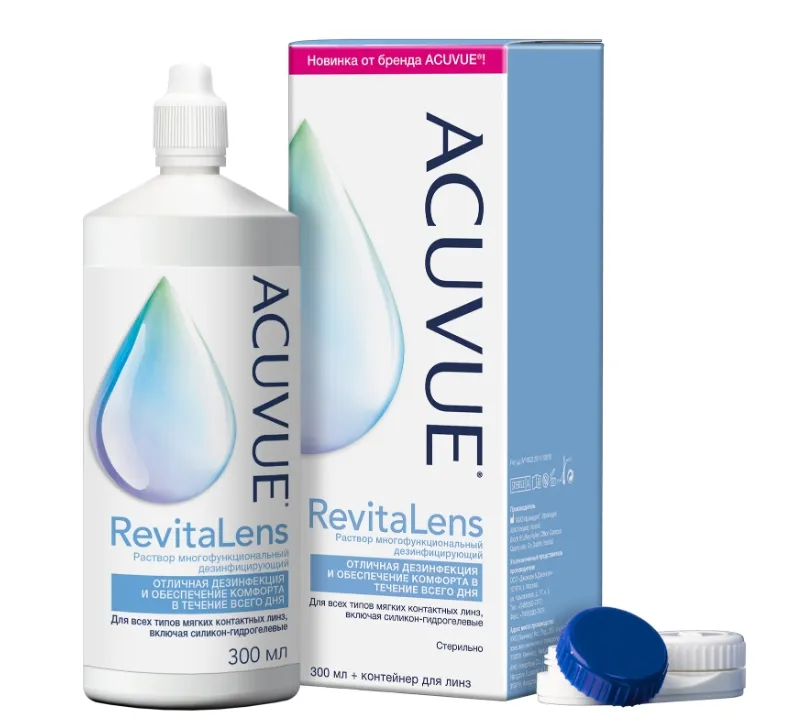 ACUVUE REVITALENS РАСТВОР ДЛЯ ЛИНЗ  300 МЛ №1