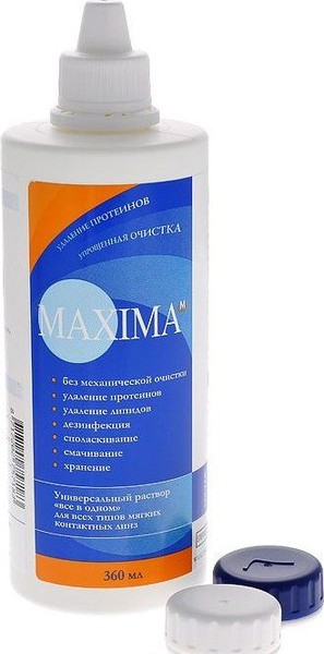 MAXIMA РАСТВОР Д/ЛИНЗ РАСТВОР ДЛЯ ЛИНЗ 360 МЛ №1