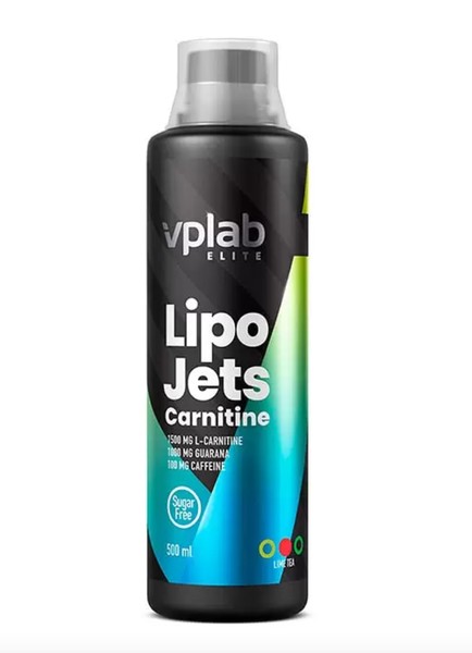 VPLAB LIPOJETS CARNITINE ЖИРОСЖИГАТЕЛЬ ЛАЙМ-ЧАЙ РАСТВОР ДЛЯ ПРИЕМА ВНУТРЬ  500 МЛ №1
