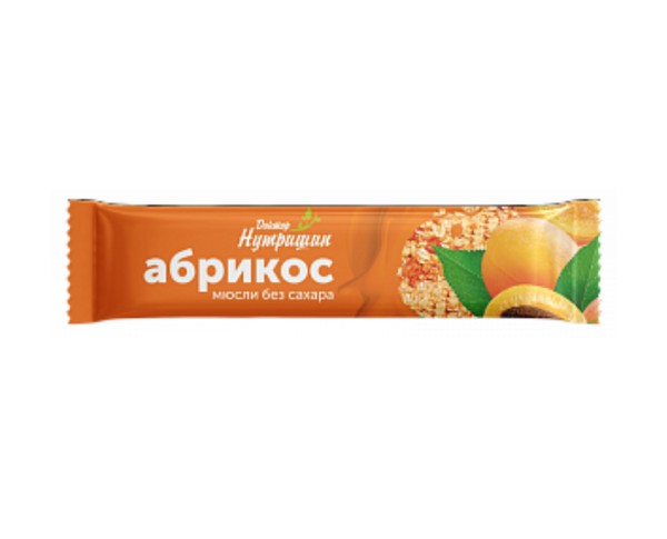 ДОКТОР НУТРИШИН МЮСЛИ АБРИКОСОВЫЙ БАТОНЧИК 30 Г №1