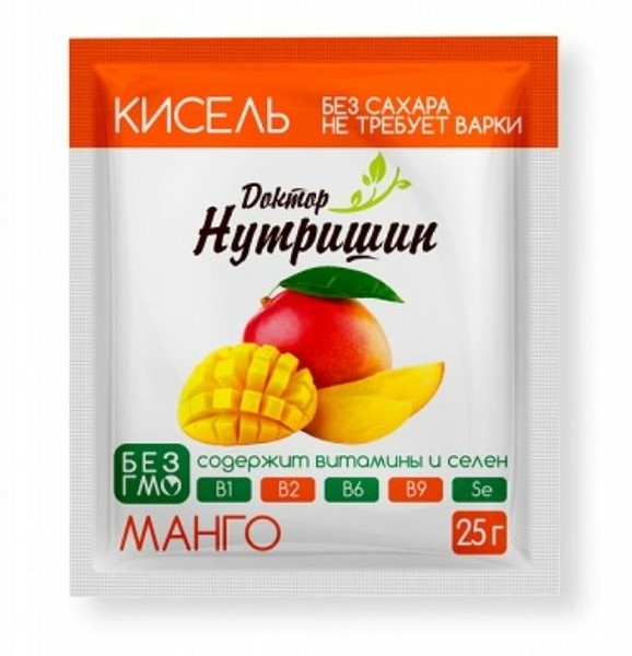 ДОКТОР НУТРИШИН КИСЕЛЬ МАНГО ПОРОШОК ГРАНУЛИРОВАННЫЙ  25 Г №1