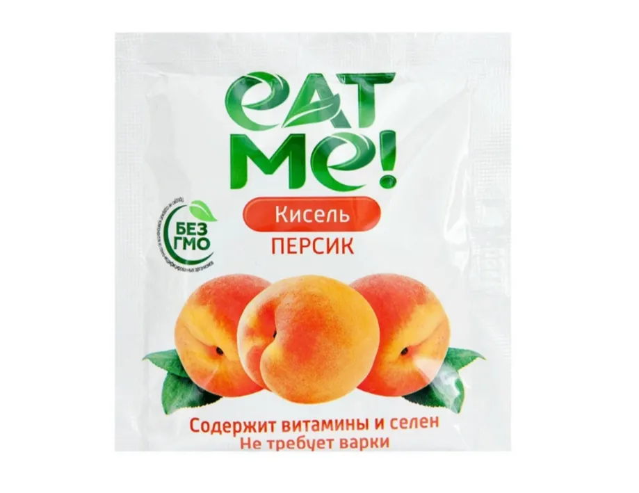 EAT ME! КИСЕЛЬ ПЕРСИК ПОРОШОК ГРАНУЛИРОВАННЫЙ  25 Г №1