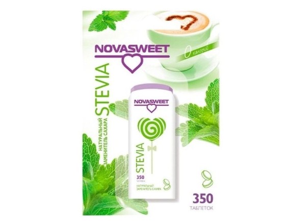 NOVASWEET СТЕВИЯ САХАРОЗАМЕНИТЕЛЬ ТАБЛЕТКИ    №350