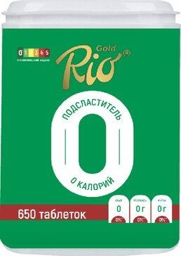 RIO GOLD ЗАМЕНИТЕЛЬ САХАРА ТАБЛЕТКИ    №650