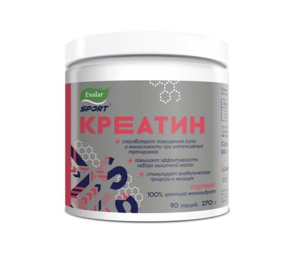 ЭВАЛАР SPORTEXPERT CREATINE (КРЕАТИН) ПОРОШОК ДЛЯ ПРИГОТОВЛЕНИЯ НАПИТКА  270 Г №1