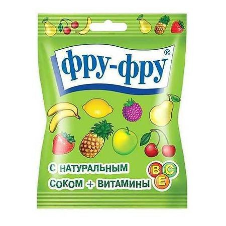 МАРМЕЛАД ФРУ-ФРУ ЖЕВАТЕЛЬНЫЙ АЗБУКА КОНФЕТЫ ЖЕВАТЕЛЬНЫЕ  30 Г №1