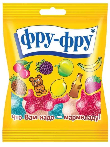 МАРМЕЛАД ФРУ-ФРУ ЖЕВАТЕЛЬНЫЙ МИШКИ КОНФЕТЫ ЖЕВАТЕЛЬНЫЕ  50 Г №1
