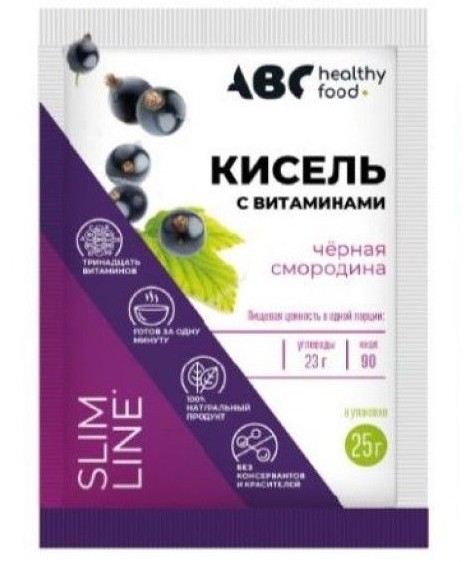 ABC HEALTHY FOOD КИСЕЛЬ ДЕТСК ВИТОШКА ВИТАМИНЫ/КАЛЬЦИЙ ПОРОШОК ДЛЯ ПРИГОТОВЛЕНИЯ РАСТВОРА ДЛЯ ПРИЕМА ВНУТРЬ [ЧЕРНОСМОРОДИНОВЫЙ]  25 Г №1