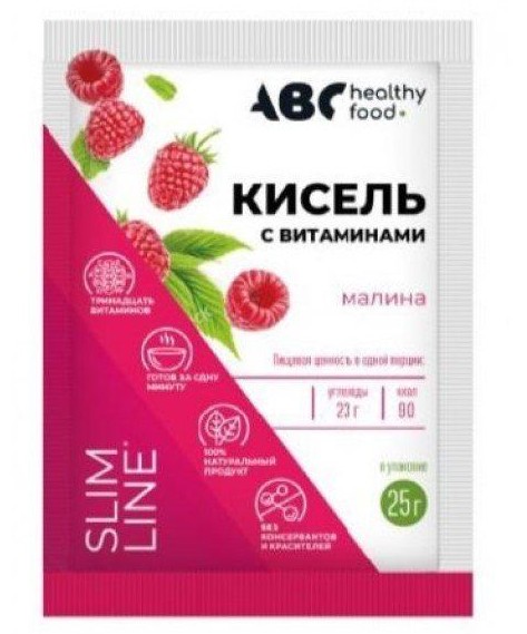 ABC HEALTHY FOOD КИСЕЛЬ ДЕТСК ВИТОШКА ВИТАМИНЫ/КАЛЬЦИЙ ПОРОШОК ДЛЯ ПРИГОТОВЛЕНИЯ РАСТВОРА ДЛЯ ПРИЕМА ВНУТРЬ [МАЛИНОВЫЙ]  25 Г №1